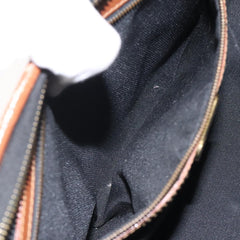 Fendi Vintage Pequin Boston Bag Coated Canvas