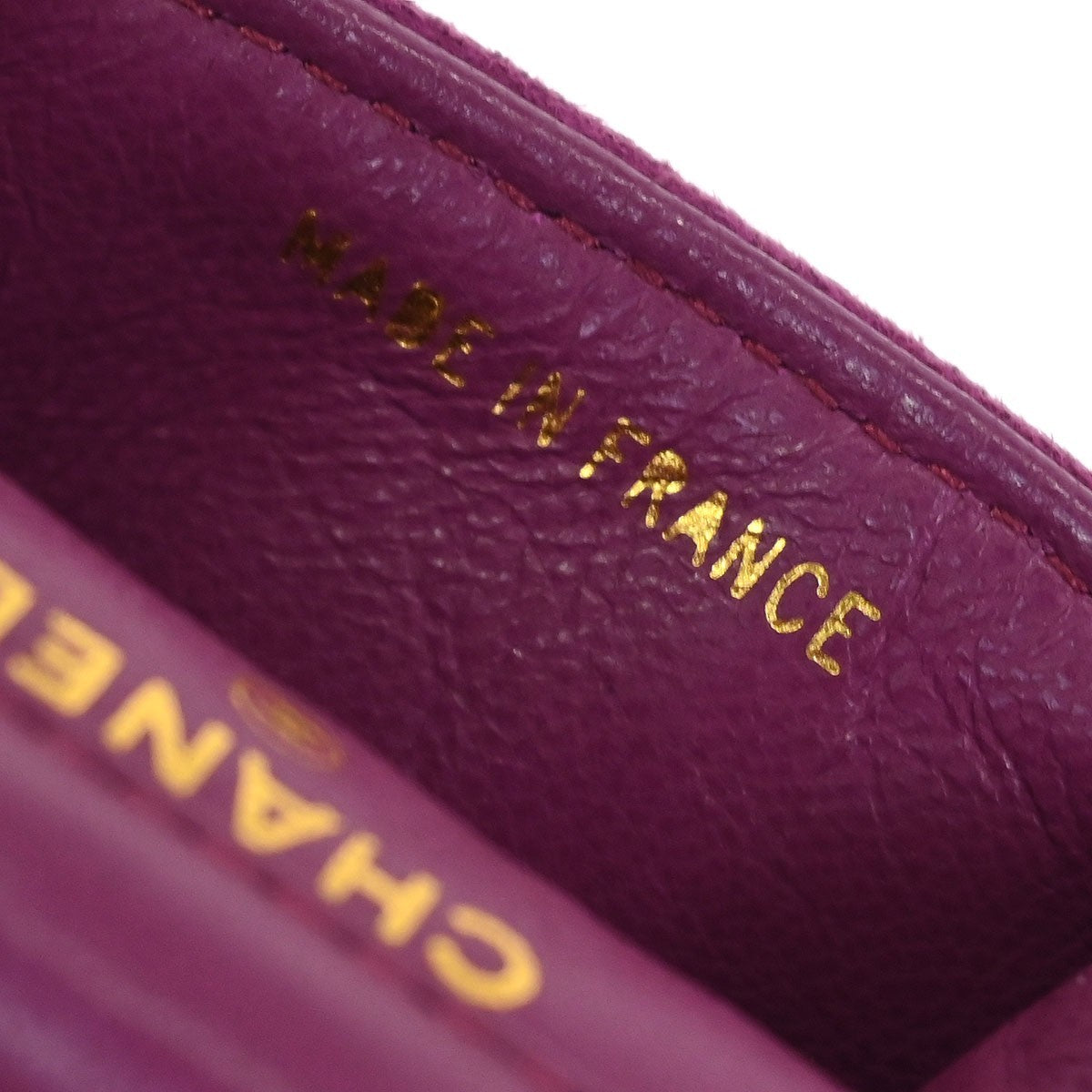 Chanel Vintage Square Classic Single Flap Bag Quilted Suede