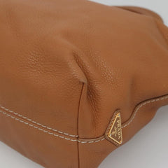 Prada Embossed Logo Convertible Open Tote Vitello Daino