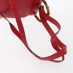 Gucci Vintage Bamboo Backpack Leather