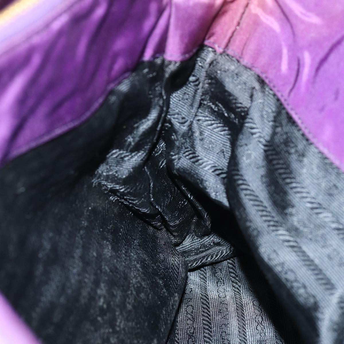 Prada Convertible Chain Tote Quilted Tessuto