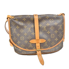 Louis Vuitton Saumur Handbag Monogram Canvas