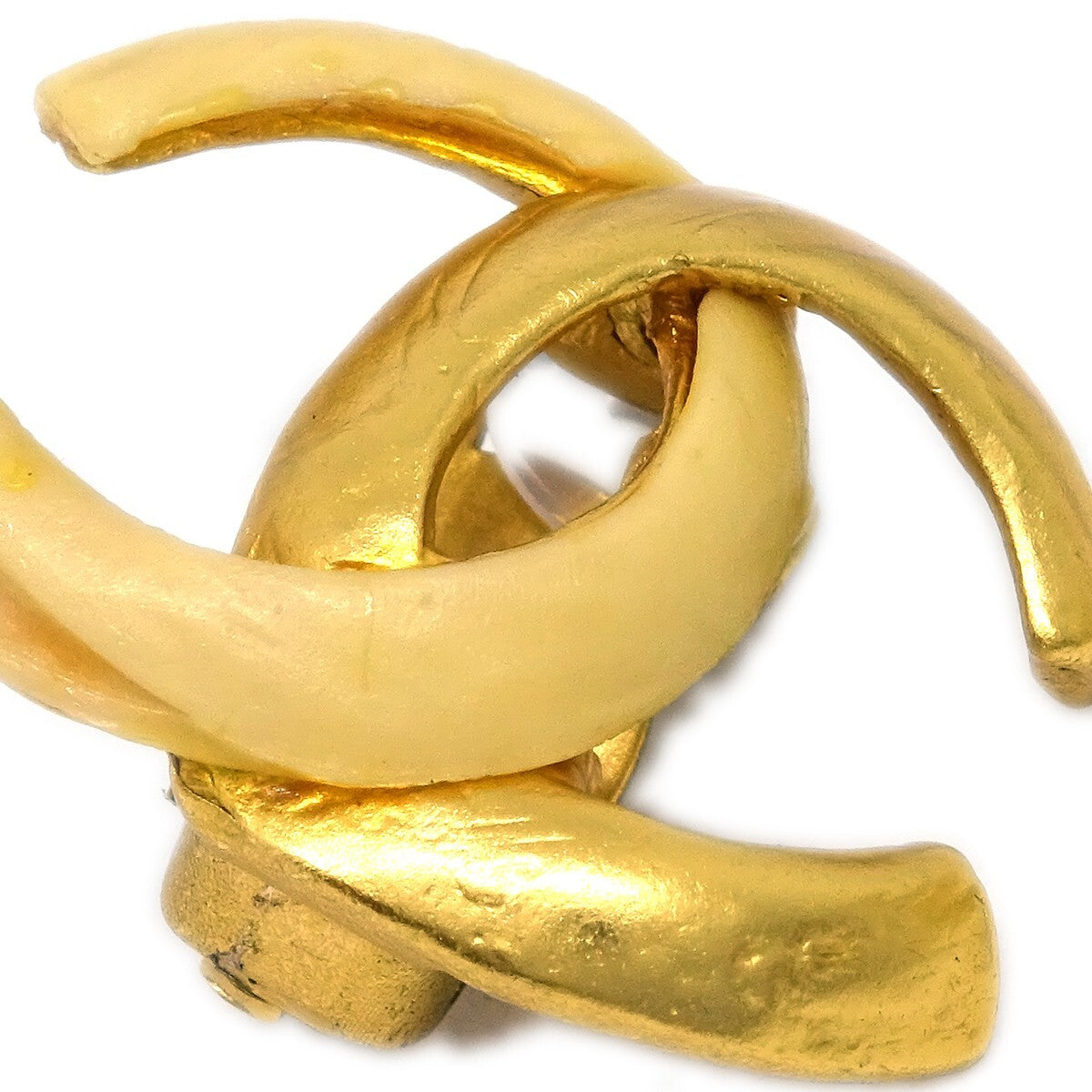 Chanel CC Clip-On Earrings Metal