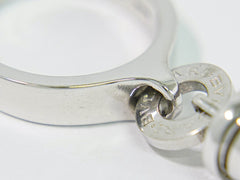 Bvlgari B.Zero1 Element Dangle Charm Ring 18K White Gold with Diamond