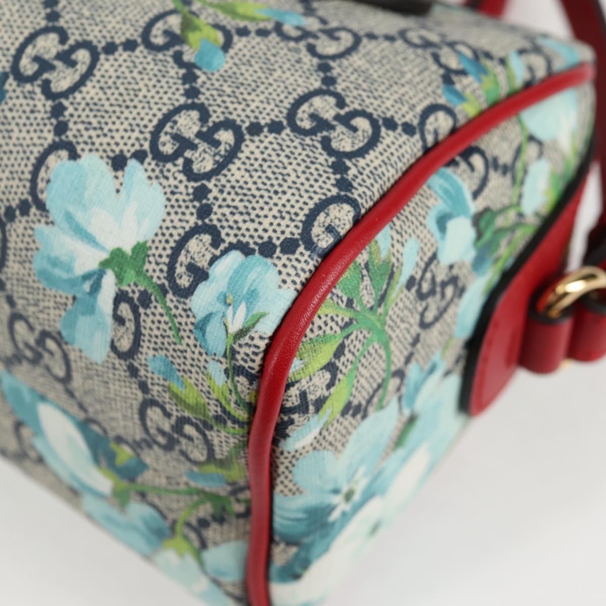 Gucci Convertible Boston Bag Blooms Print GG Coated Canvas