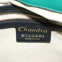 Bvlgari Chandra Hobo Canvas and Leather