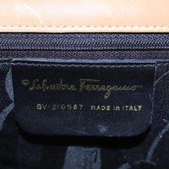 Salvatore Ferragamo Vintage Gancini Chain Shoulder Bag Leather