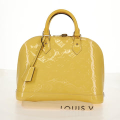Louis Vuitton Alma Handbag Monogram Vernis