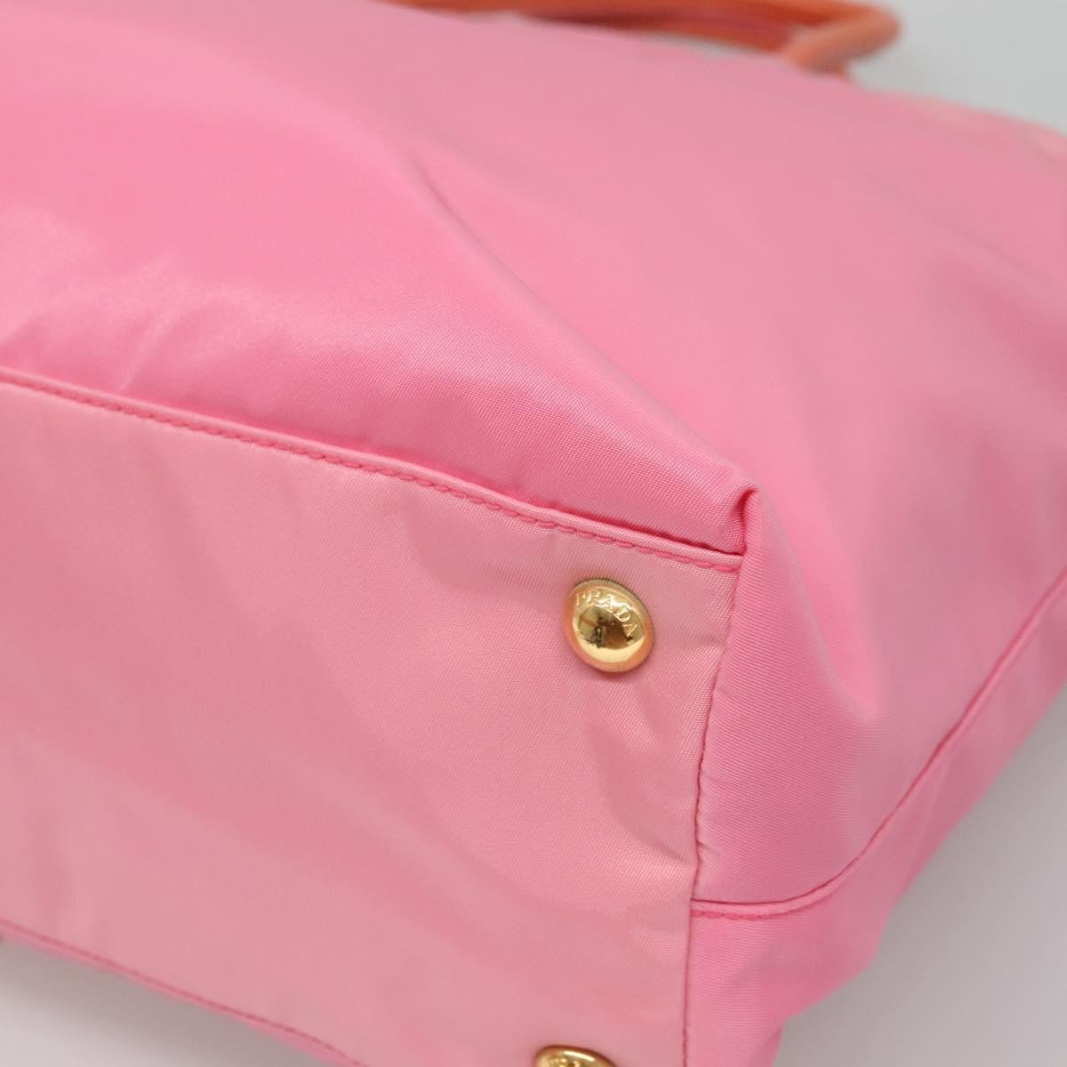 Prada Logo Bow Convertible Tote Tessuto with Leather