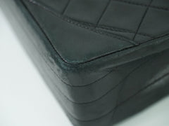 Chanel Vintage Round Flap Bag Quilted Lambskin