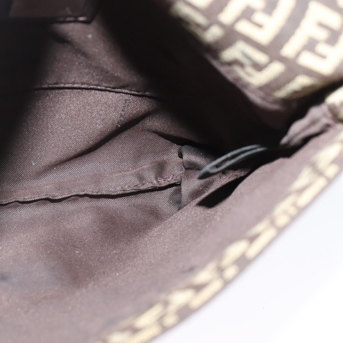 Fendi Mamma Baguette Shoulder Bag Canvas