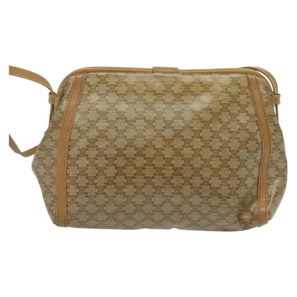 Celine Macadam Shoulder Bag PVC Leather