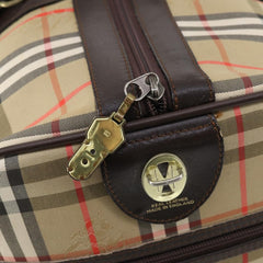 Burberry Vintage Duffle Bag Haymarket Canvas