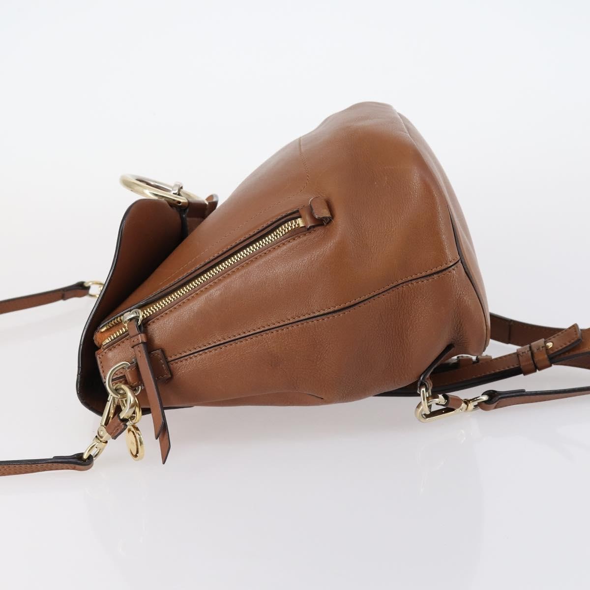 Chloe Faye Backpack Leather and Suede