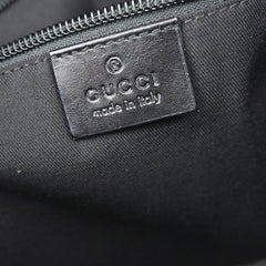 Gucci Zip Messenger Bag GG Canvas with Perforated Leather