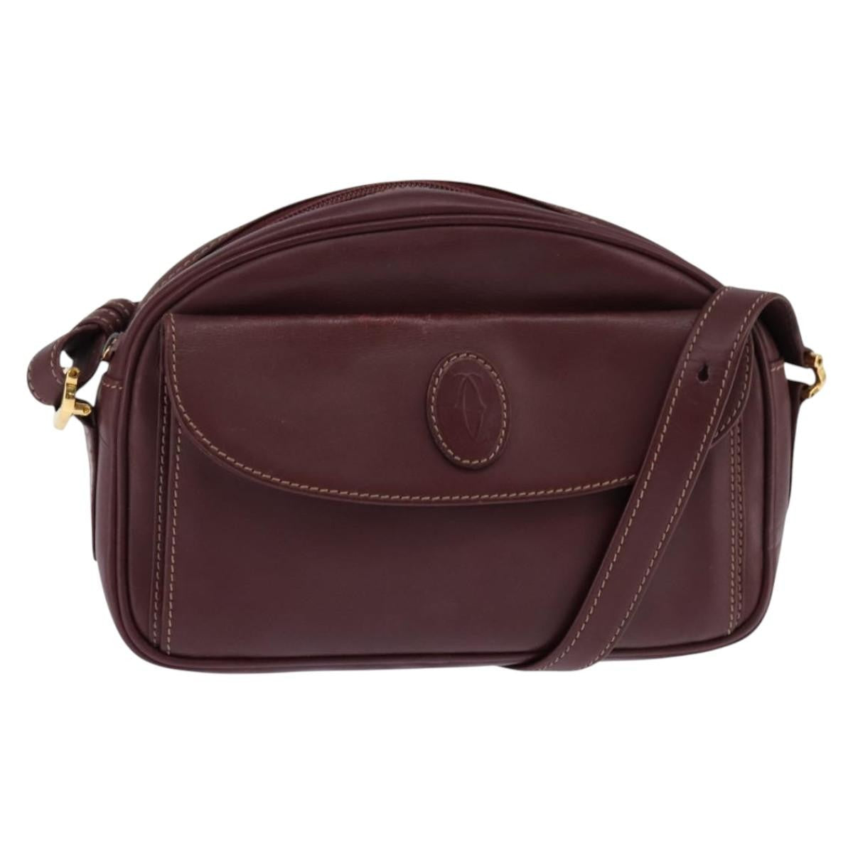 cartier Must de Cartier Shoulder Bag Leather