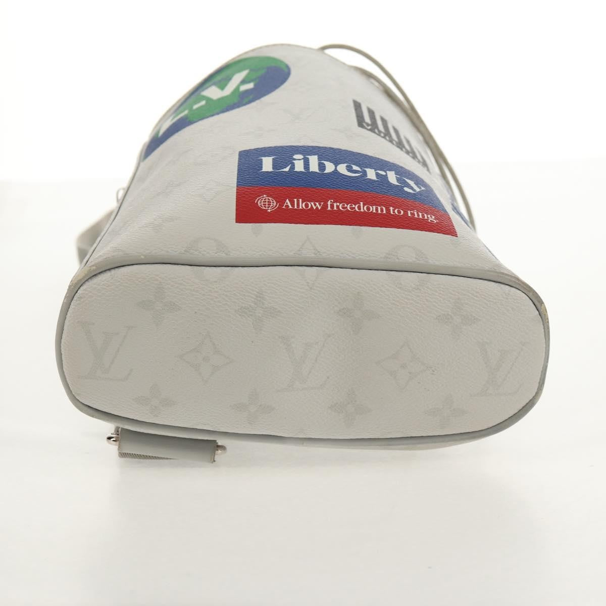 Louis Vuitton Chalk Sling Bag Limited Edition Logo Story Monogram Canvas