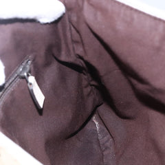 Gucci Zip Messenger Bag GG Canvas with Perforated Leather