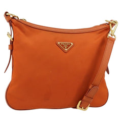 Prada Flat Messenger Tessuto with Leather