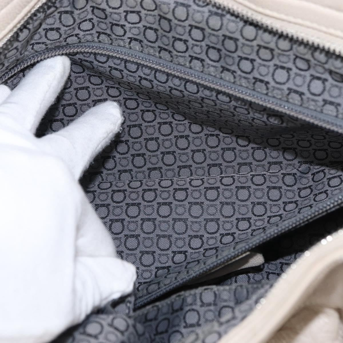 Salvatore Ferragamo Gancini Shoulder Bag Leather