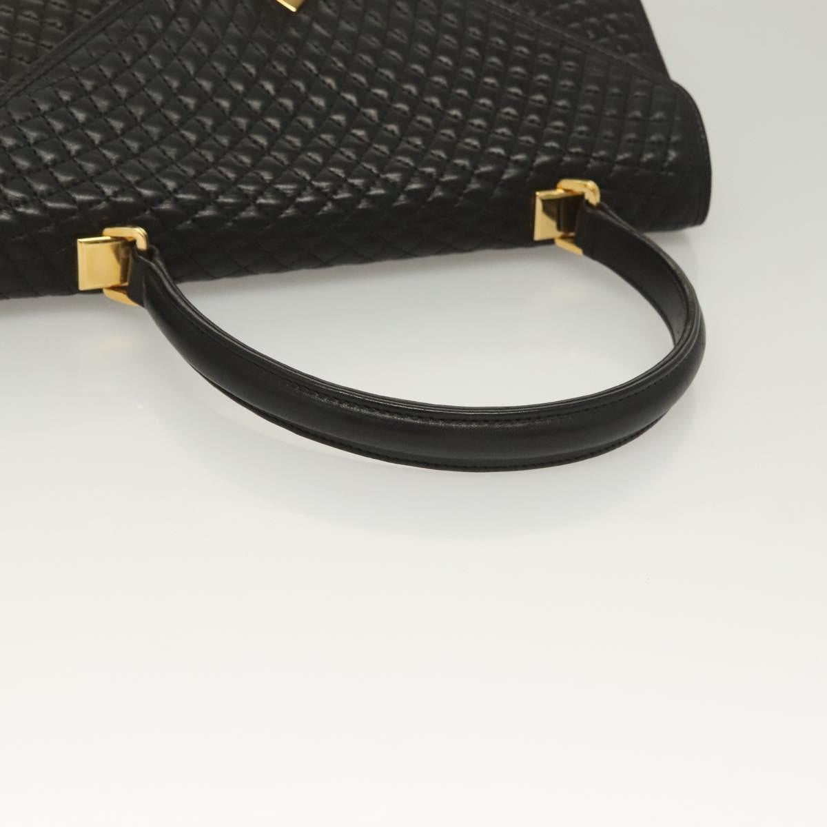 Bally Vintage Handbag Quilted Leather
