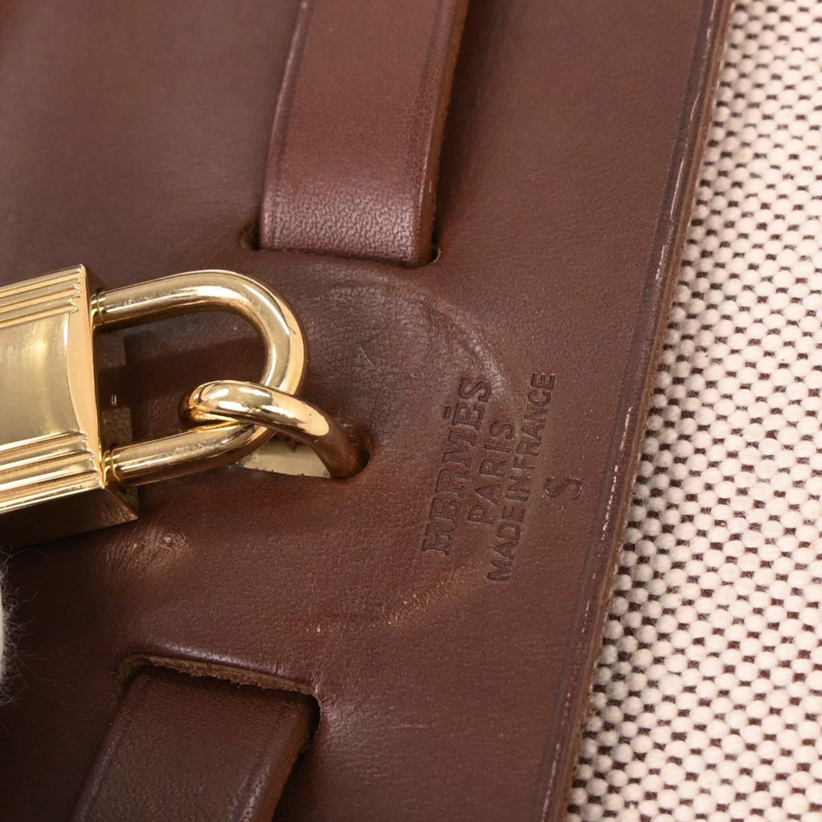 Hermes Herbag Toile and Leather