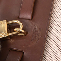 Hermes Herbag Toile and Leather