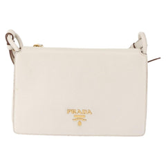 Prada Flap Crossbody Bag Vitello Daino
