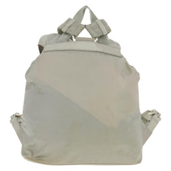 Prada Double Pocket Backpack Chain Shoulder Bag Re-Nylon