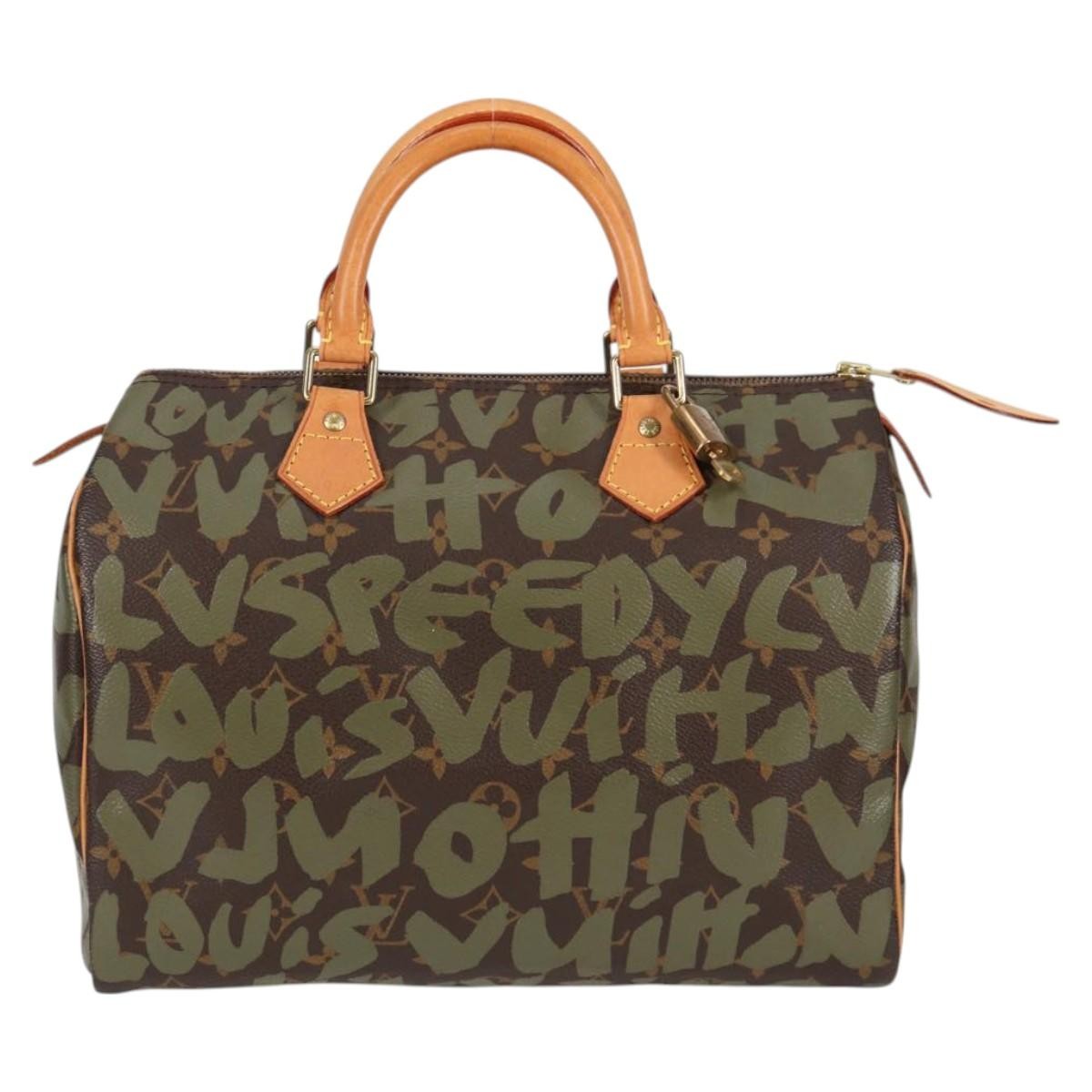 Louis Vuitton Speedy Handbag Limited Edition Monogram Graffiti