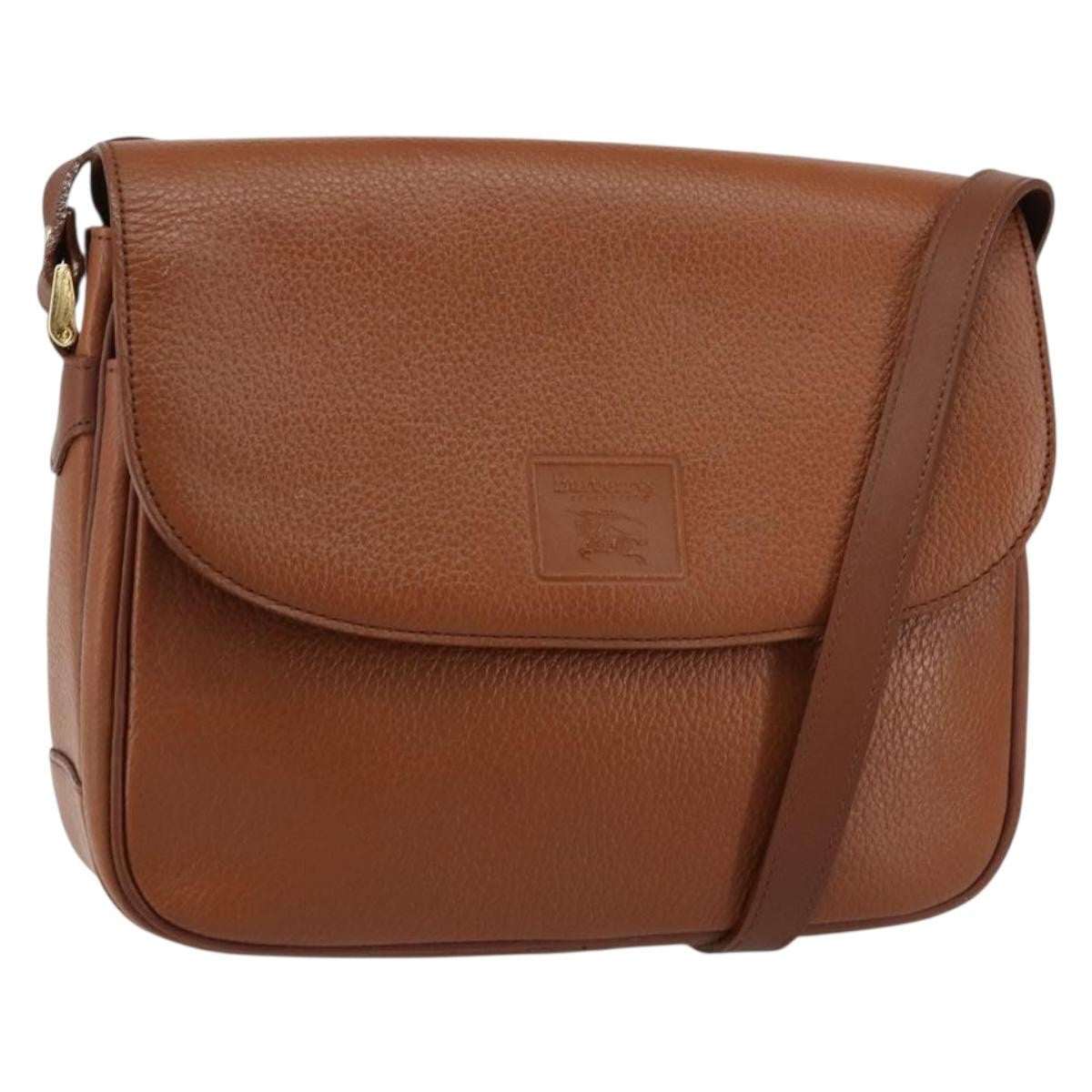 Burberry Vintage Shoulder Bag Leather