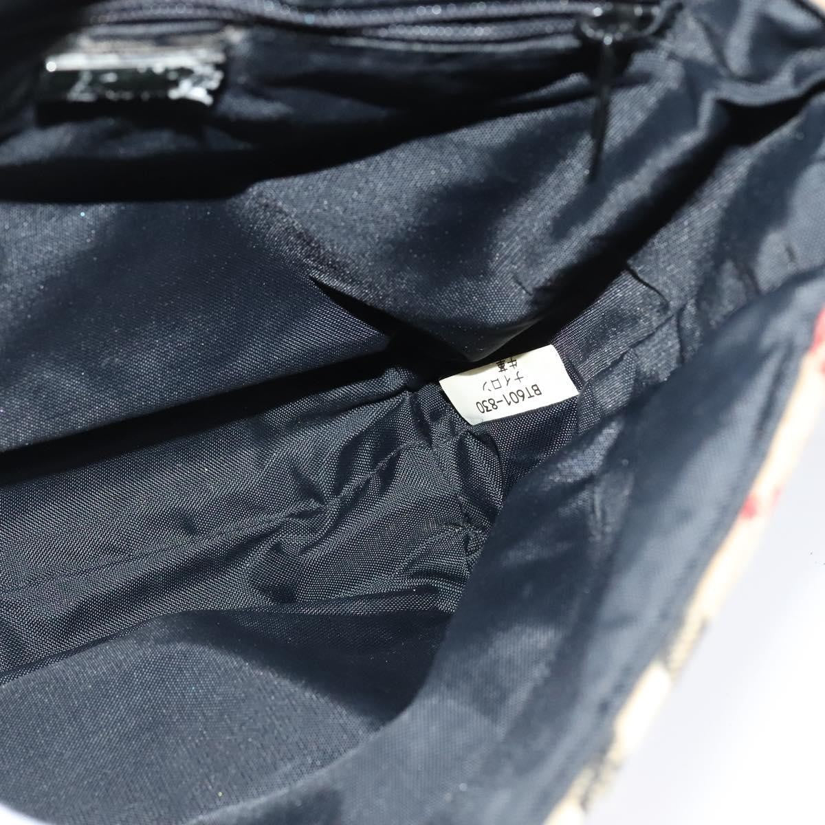 Burberry Flap Shoulder Bag Nova Check Coated Canvas