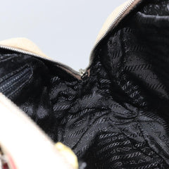 Prada Bowler Bag Canvas with Leather