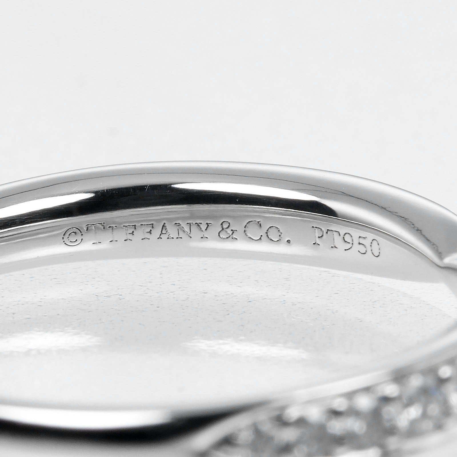 Tiffany & Co. Harmony Band Ring Platinum and Diamonds