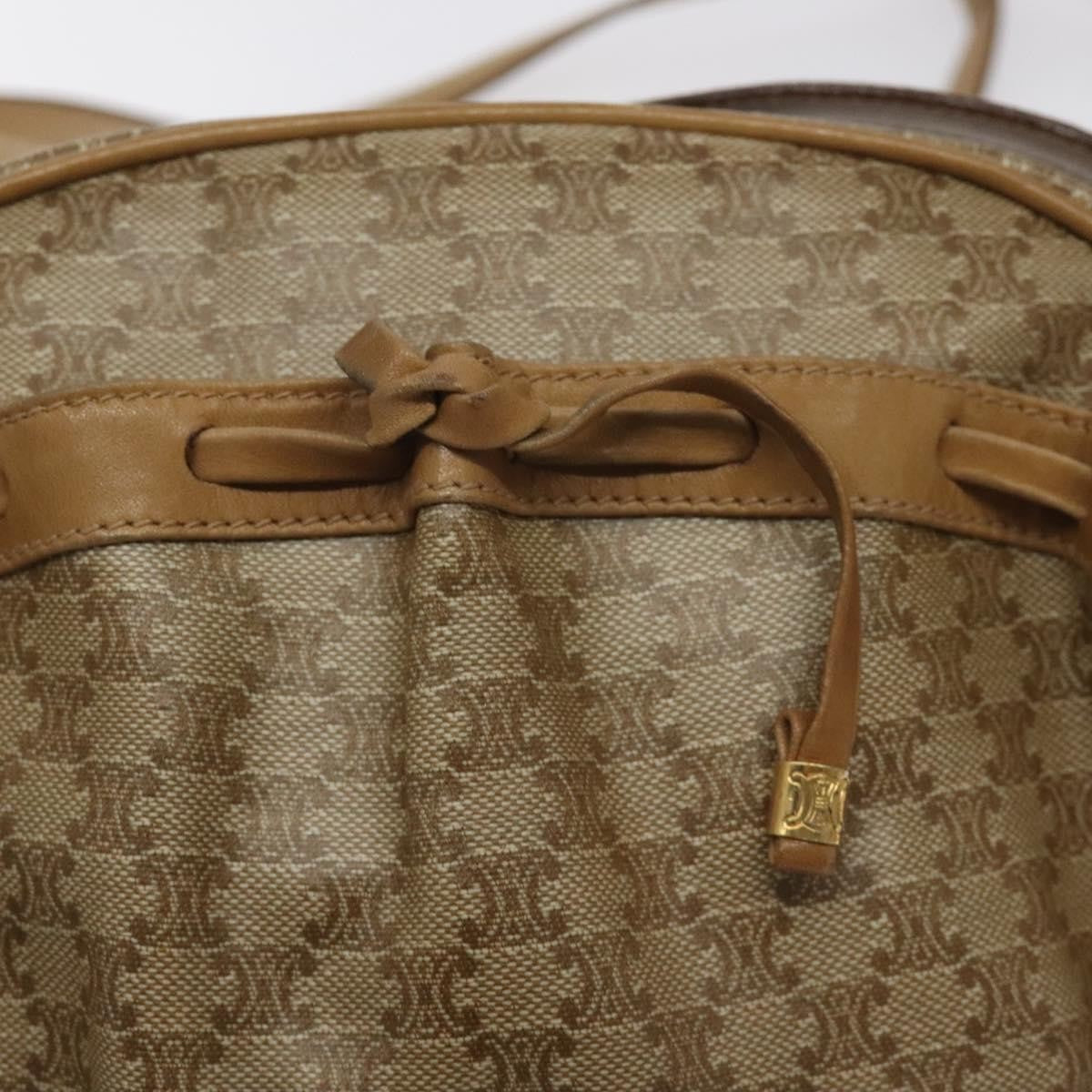 Celine Vintage Macadam Shoulder Bag Macadam Canva  Vinyl