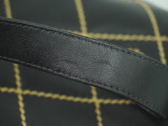 Chanel Surpique Tote Quilted Leather