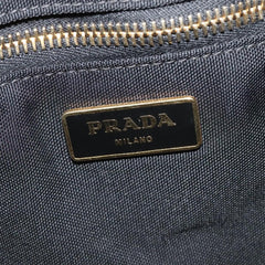 Prada Canapa Open Tote Canvas
