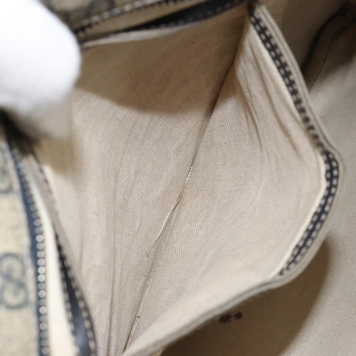 Gucci Zip Top Messenger Bag GG Coated Canvas