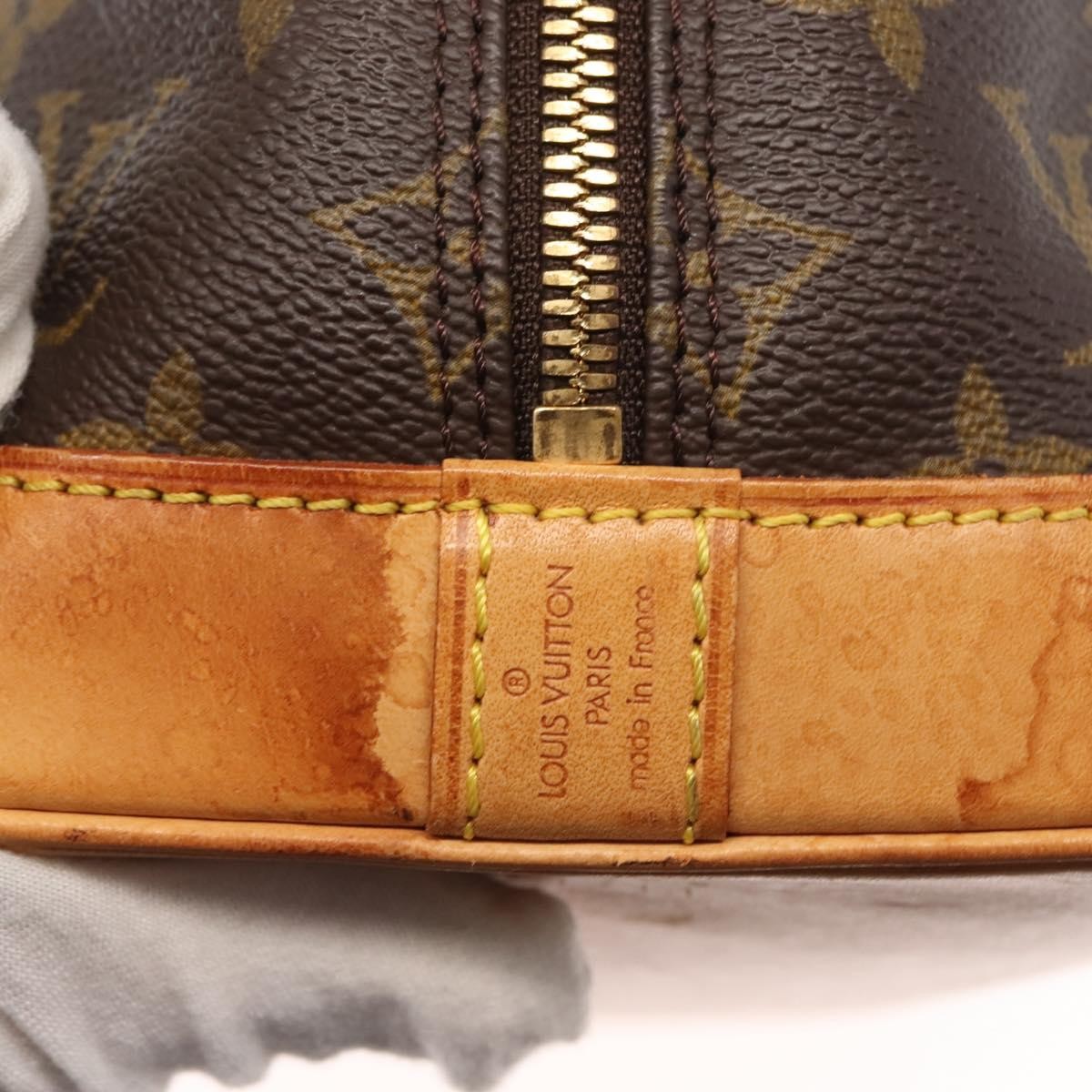 Louis Vuitton Alma Handbag Monogram Canvas