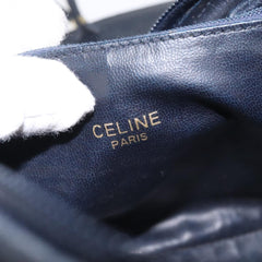 Celine C Sulky Shoulder bag Canvas and Leather