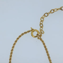 Christian Dior CD Pendant Necklace Metal