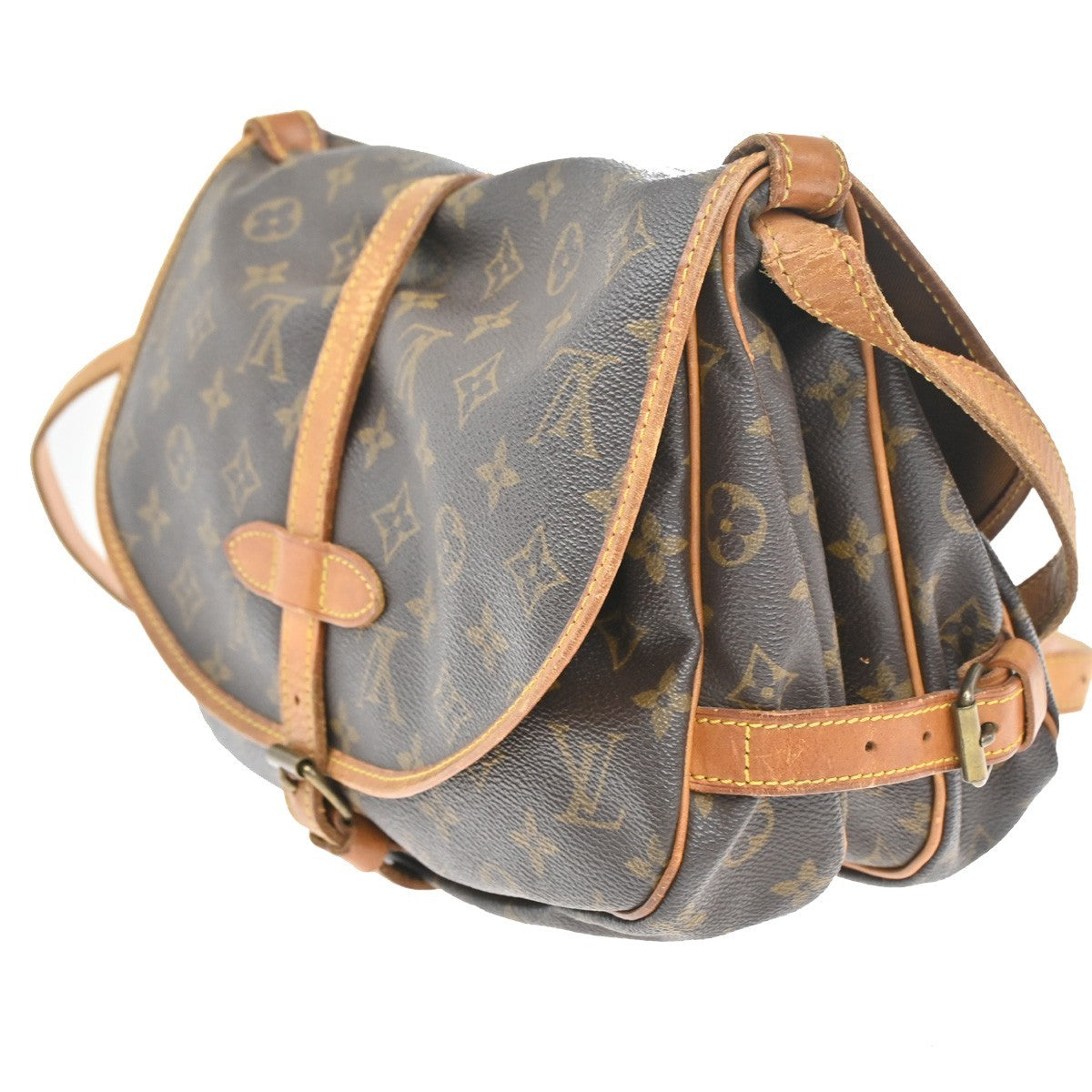 Louis Vuitton Saumur Handbag Monogram Canvas