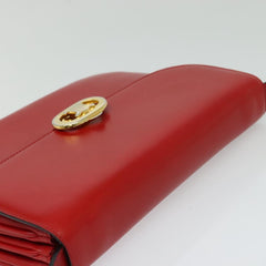 Celine Vintage Triomphe Shoulder Bag Leather