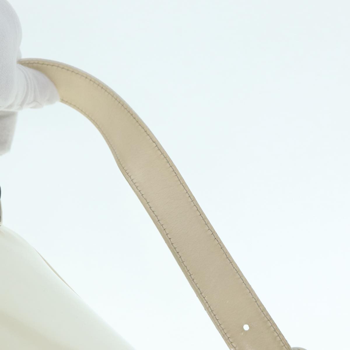 Gucci Vintage Bamboo Backpack Nylon and Patent Leather