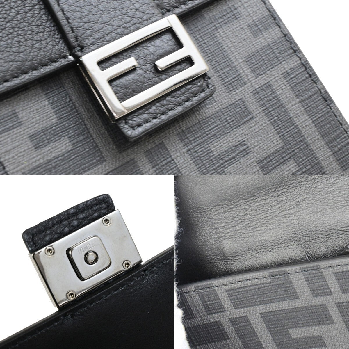 Fendi Baguette Phone Holder Canvas