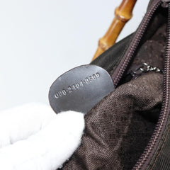 Gucci Vintage Bamboo Handle Bag Nylon