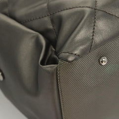 Chanel Biarritz Hobo Quilted Coated Canvas