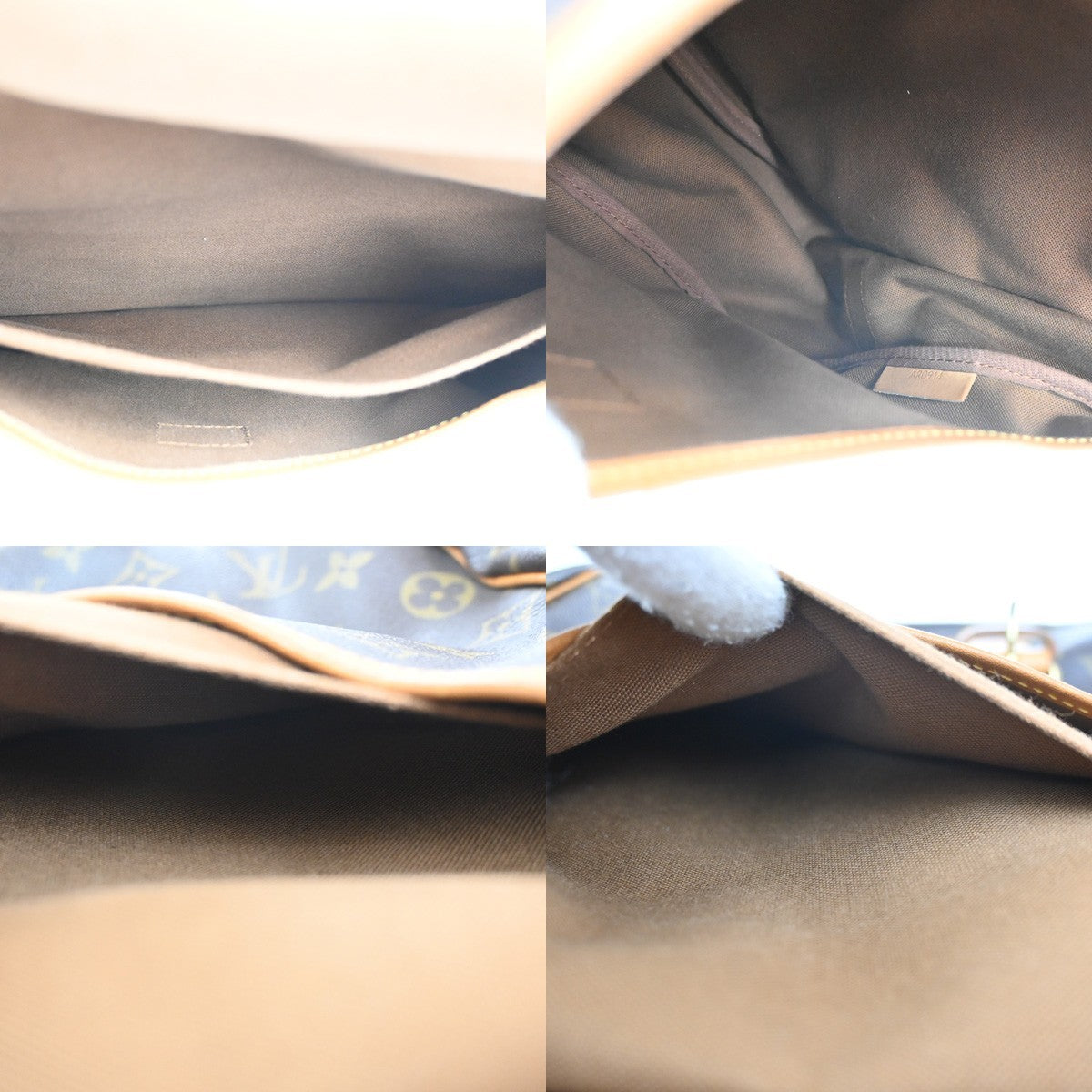 Louis Vuitton Saumur Handbag Monogram Canvas