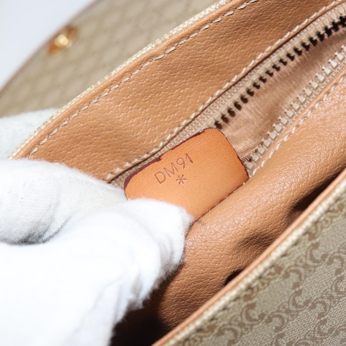 Celine Macadam Shoulder Bag PVC Leather