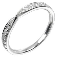Tiffany & Co. Harmony Band Ring Platinum and Diamonds